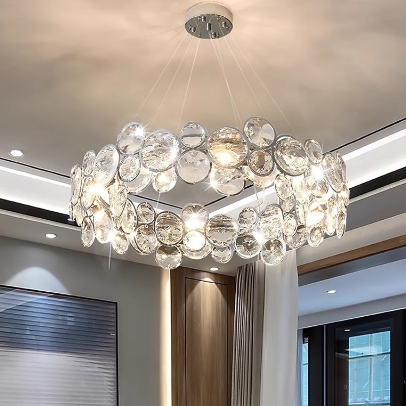 Home Bathroom Design Simple - Lampu Gantung Kristal Mewah Modern untuk