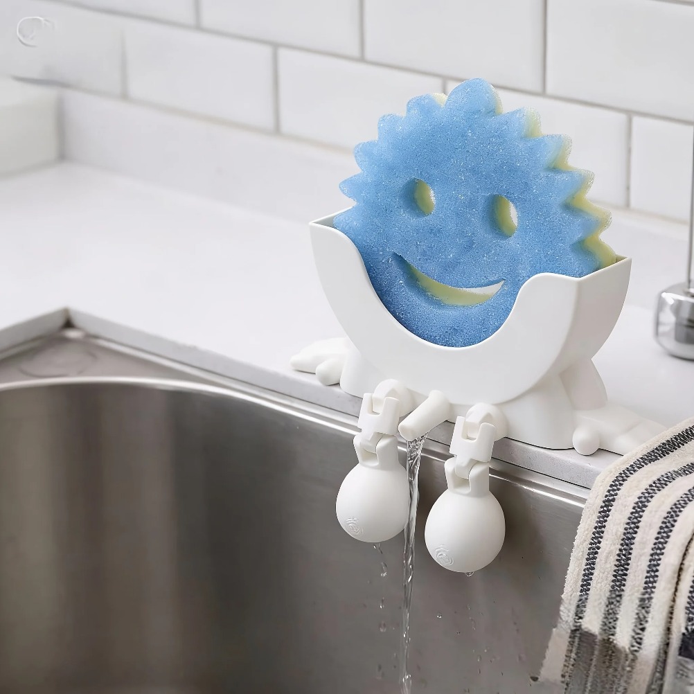 Home Bathroom Sink - Tempat Sabun & Spons yang Dapat