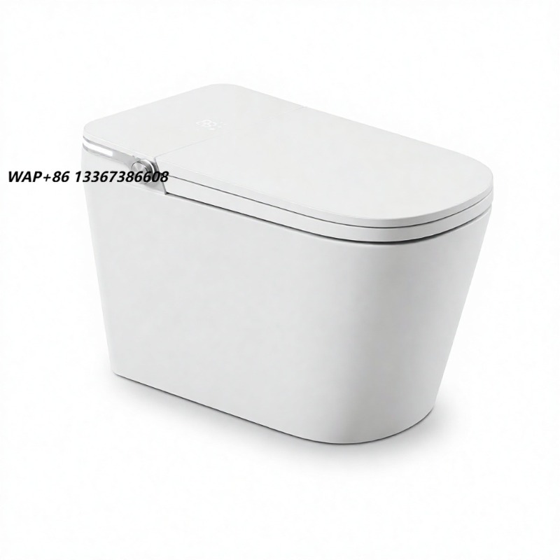 Home Bathroom - Toilet Pintar Putih, Model Kotak, Terpasang