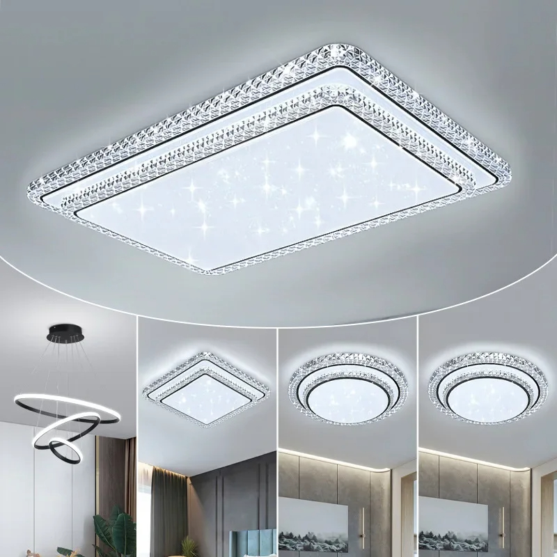 Home Bathroom Design Simple - Lampu Langit-langit LED Desain Sederhana Berlian