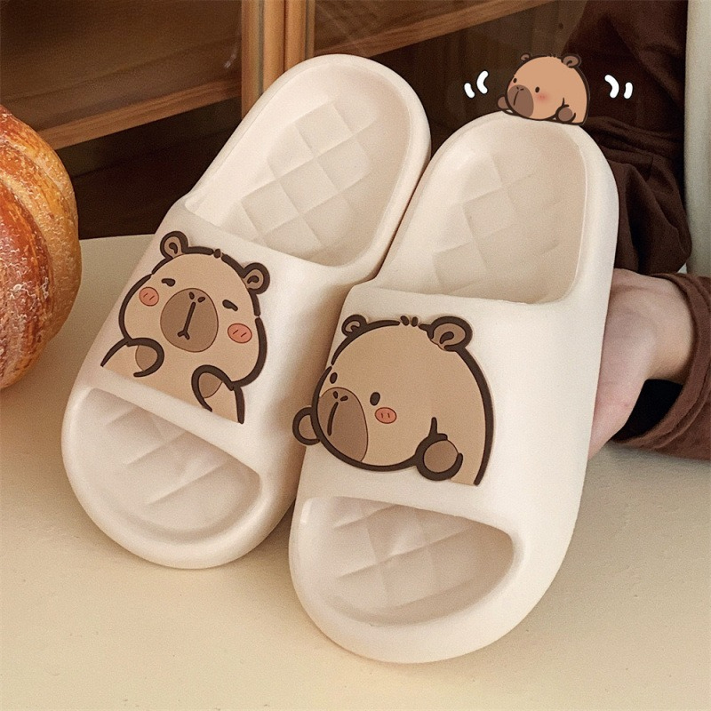 Home Bathroom Lights - Sandal Wanita Sandal Rumah Capybara Lucu