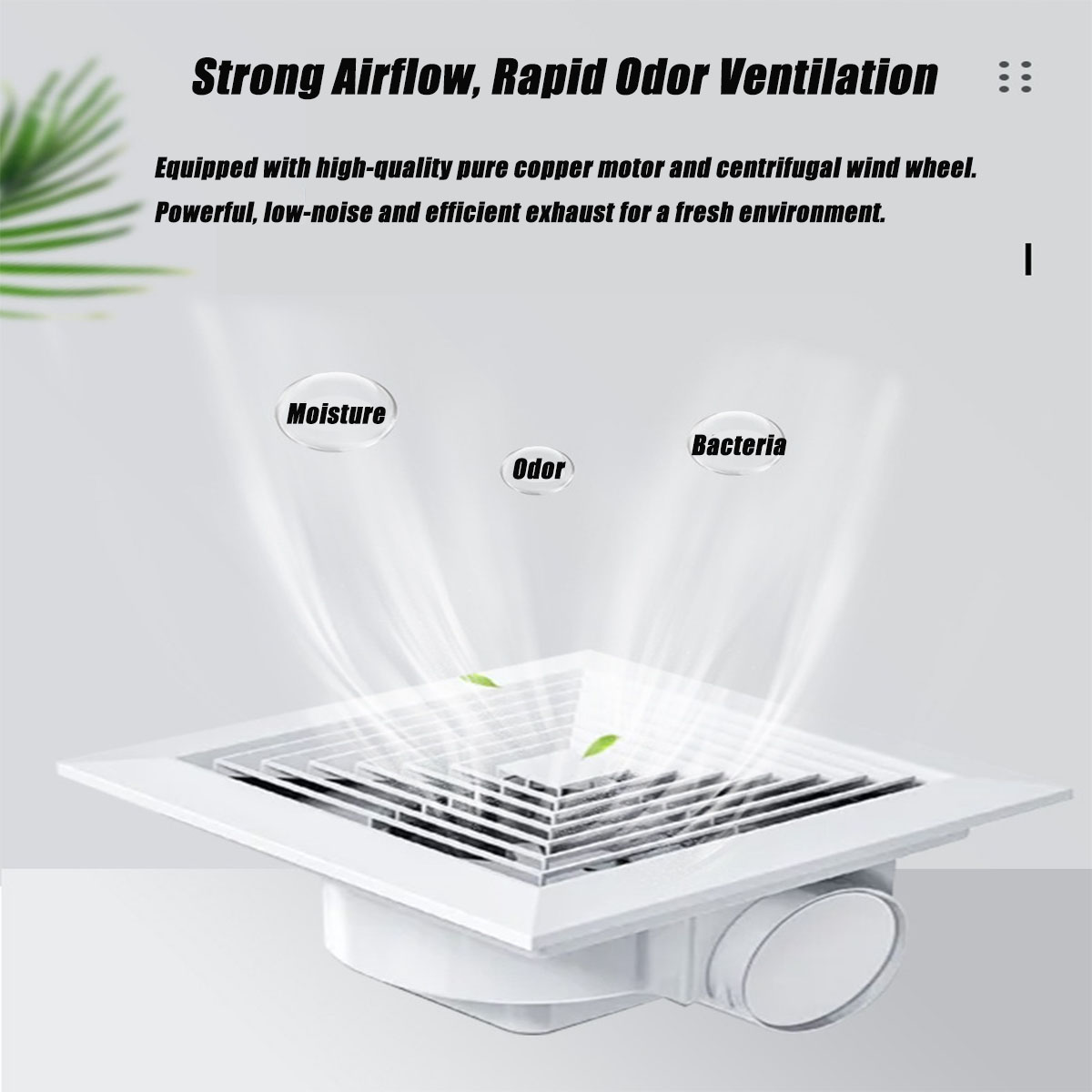 Home Bathroom Ventilation - Kipas Exhaust Berpipa 6~20 inci, Kipas