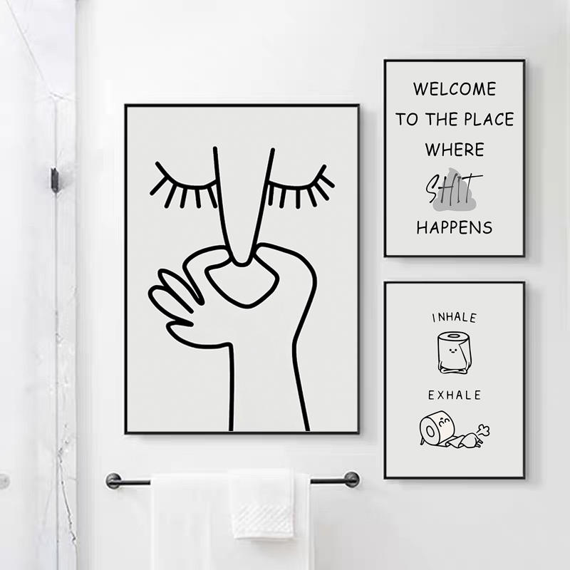 Home Bathroom Pictures - Poster Kamar Mandi Lucu Bau Tak