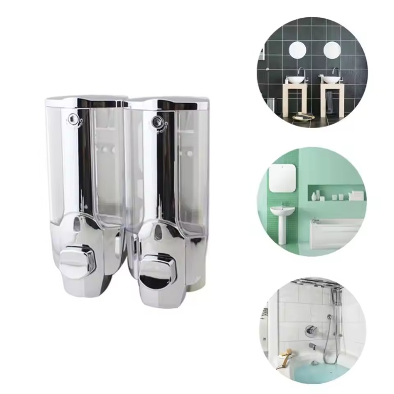 Home Bathroom Wall Soap Dispenser - Dispenser Sabun Terpasang Di Dinding ABS