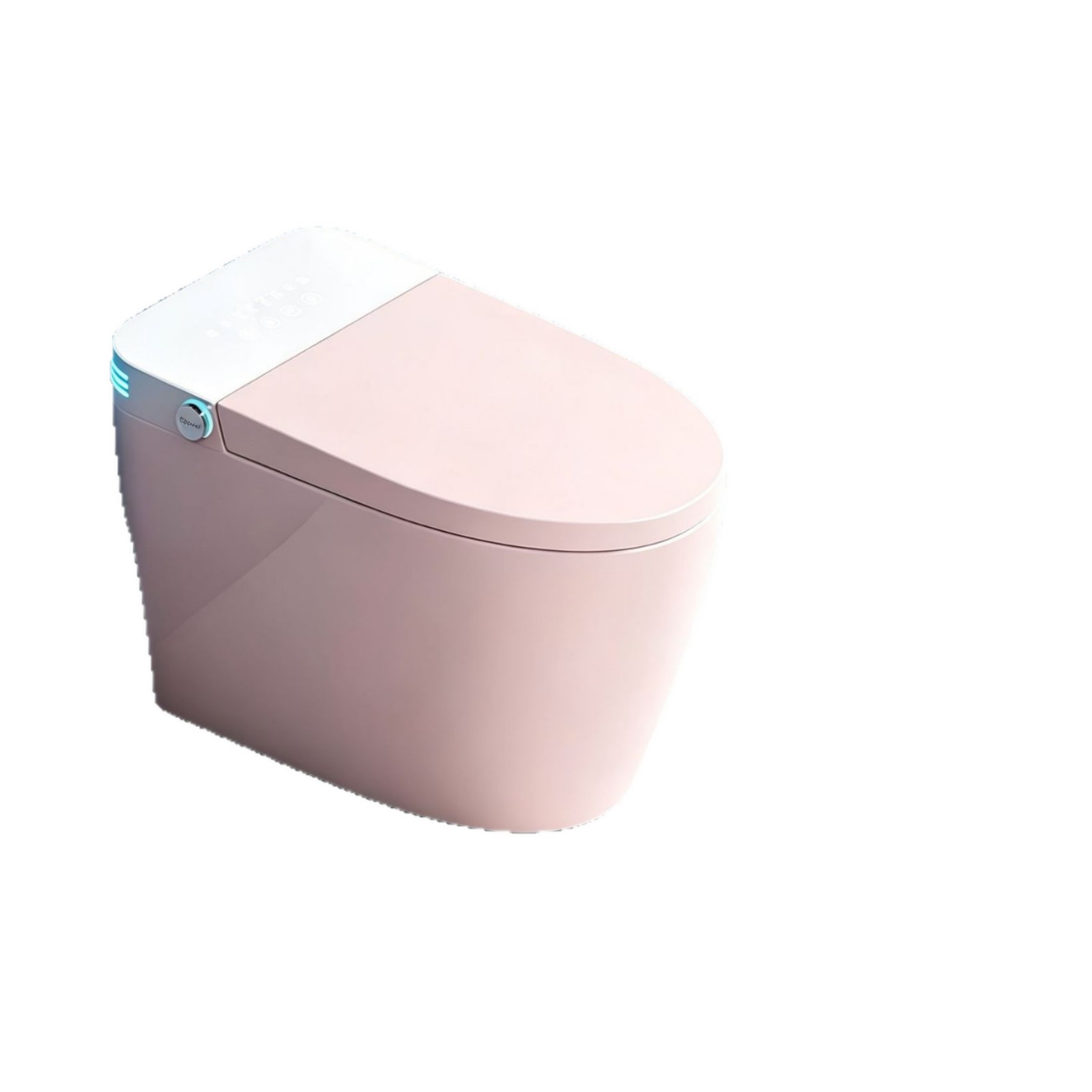 Home Bathroom - Toilet Pintar, Warna Pink, Otomatis All-in-1,