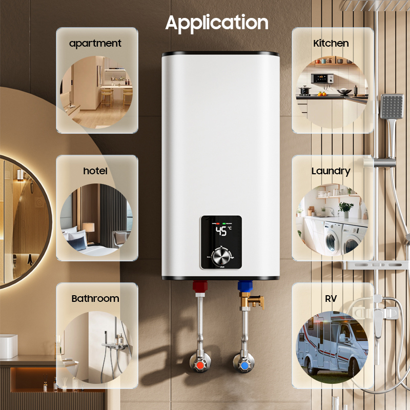 Home Bathroom Geyser - Pemanas Air Listrik Vertikal Terpasang di