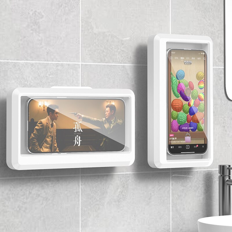 Home Bathroom Shower - Penyangga Ponsel Tahan Air untuk Kamar