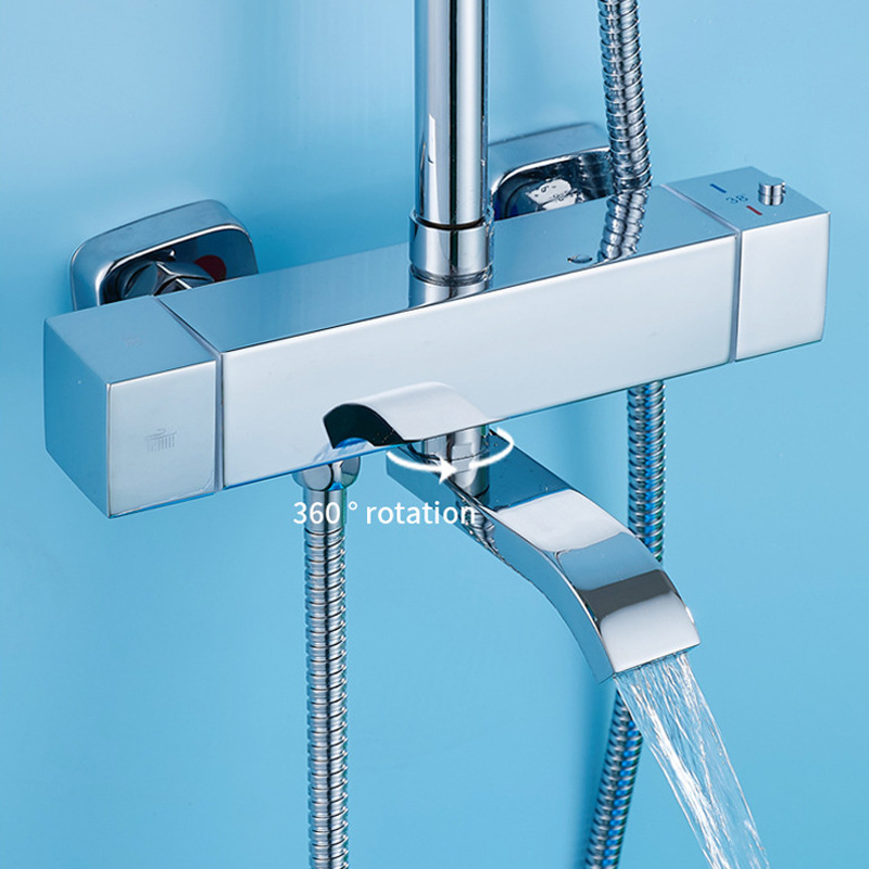 Set Shower Termostatik Stainle - Home Bathroom Shower ulasan dan harga