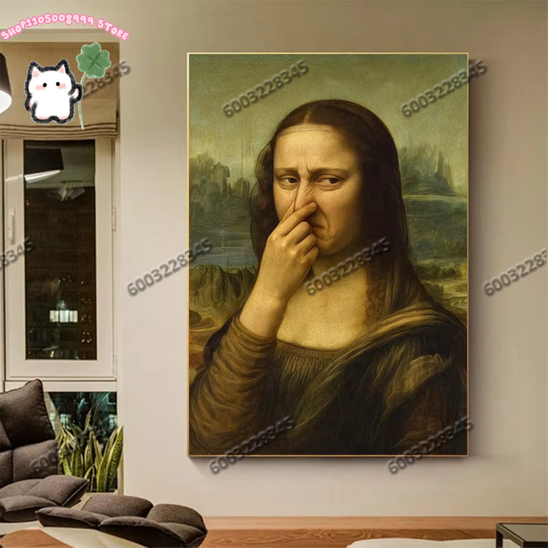 1 Buah Poster Seni Lucu Lukisa - Home Bathroom Pictures ulasan dan harga