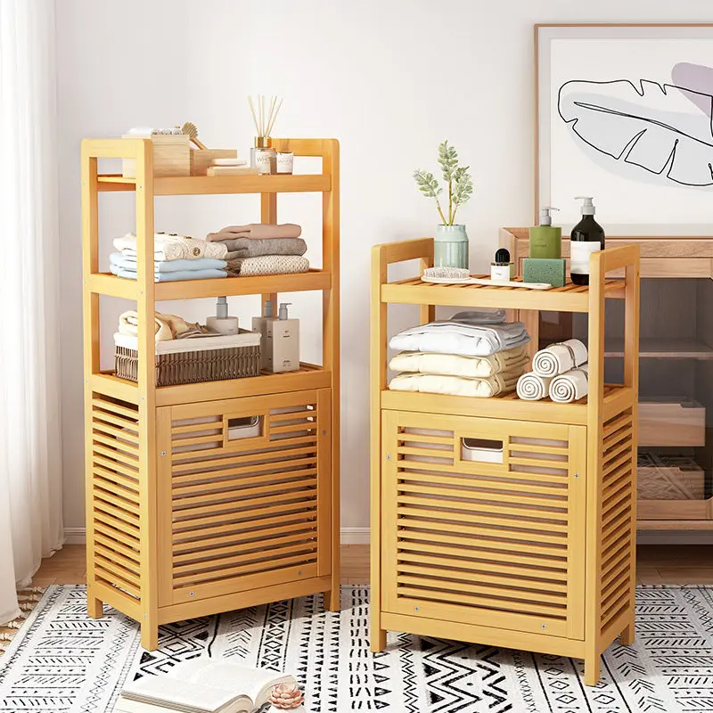 Keranjang Cuci Pakaian Bambu B - Home Bathroom Ventilation ulasan dan harga