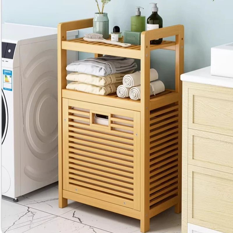 Keranjang Cuci Pakaian Bambu B - Home Bathroom Ventilation ulasan dan harga