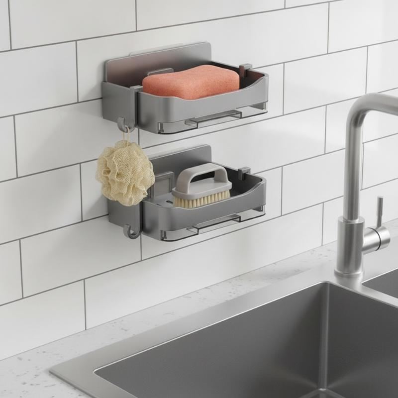 Tempat Sabun Dinding Tanpa Bor - Home Bathroom Sink ulasan dan harga