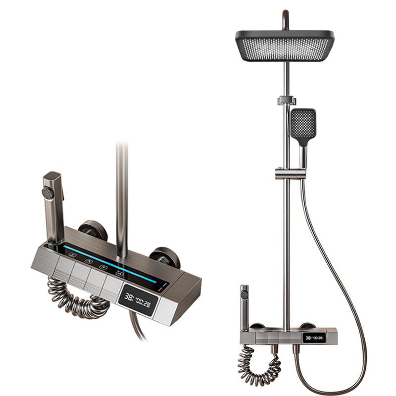 Kepala pancuran piano digital  - Home Bathroom Shower ulasan dan harga