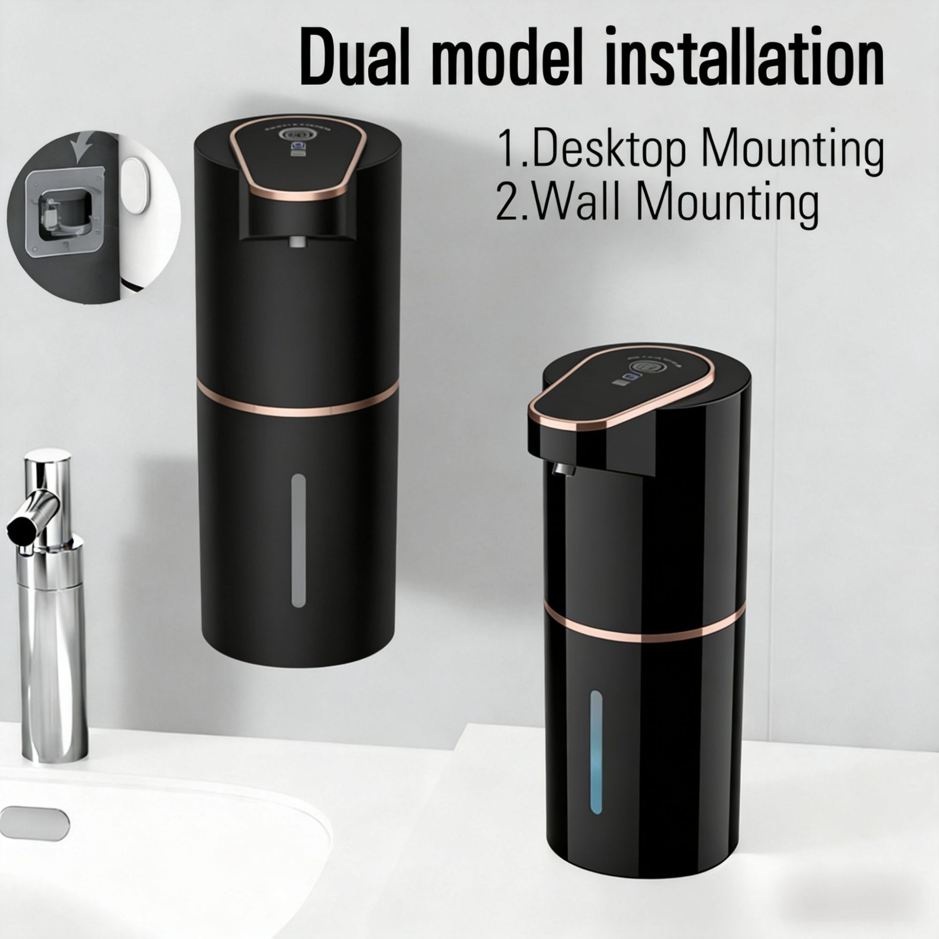 Dispenser sabun elektrik baru, - Home Bathroom Wall Soap Dispenser ulasan dan harga