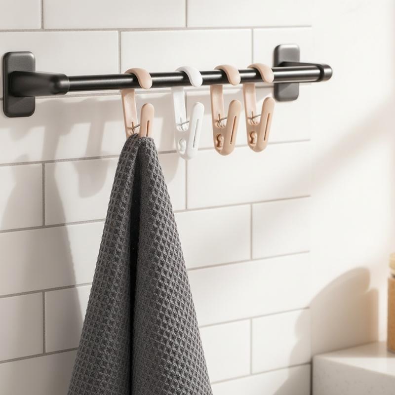 10 buah Klip Gantung Serbaguna - Home Bathroom Towels ulasan dan harga