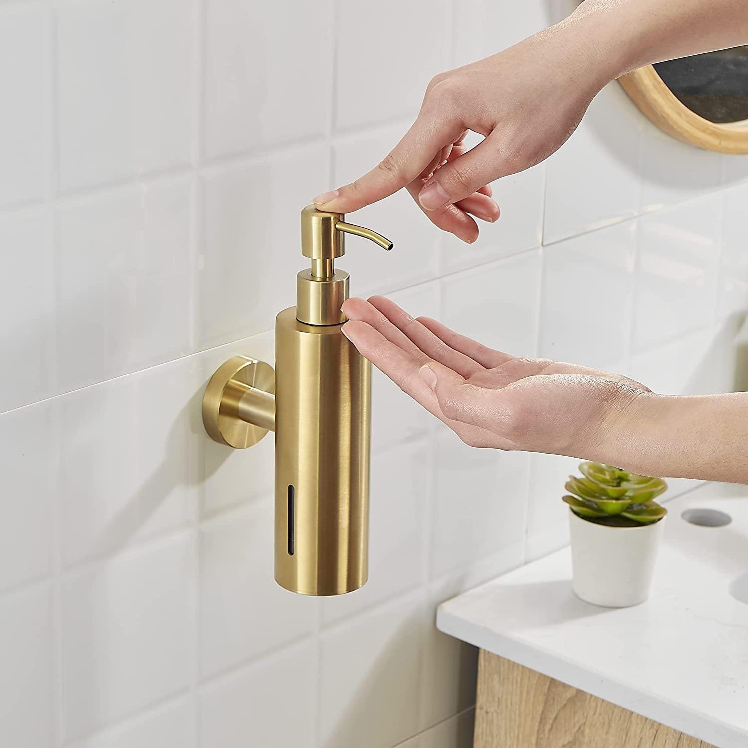 Dispenser Sabun 250ML Tunggal, - Home Bathroom Wall Soap Dispenser ulasan dan harga