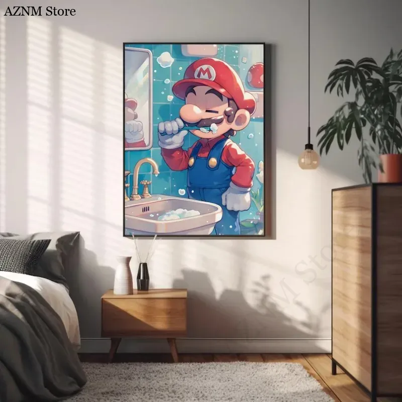 Poster Video Game Kartun Kamar - Home Bathroom Pictures ulasan dan harga