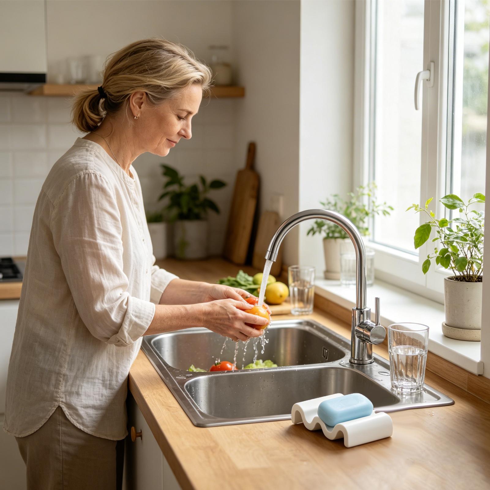Tempat Sabun Desain Marmer Cep - Home Bathroom Sink ulasan dan harga