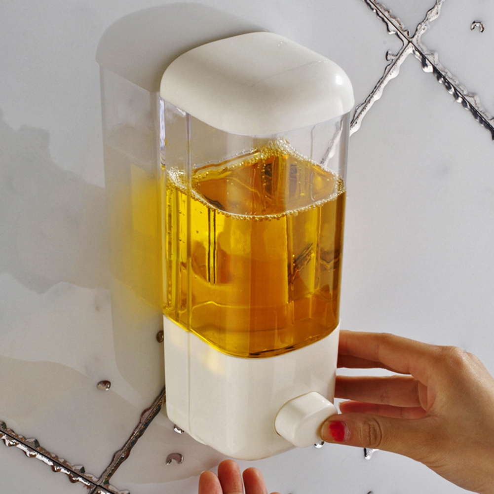 500ML Dispenser Sabun Terpasan - Home Bathroom Wall Soap Dispenser ulasan dan harga