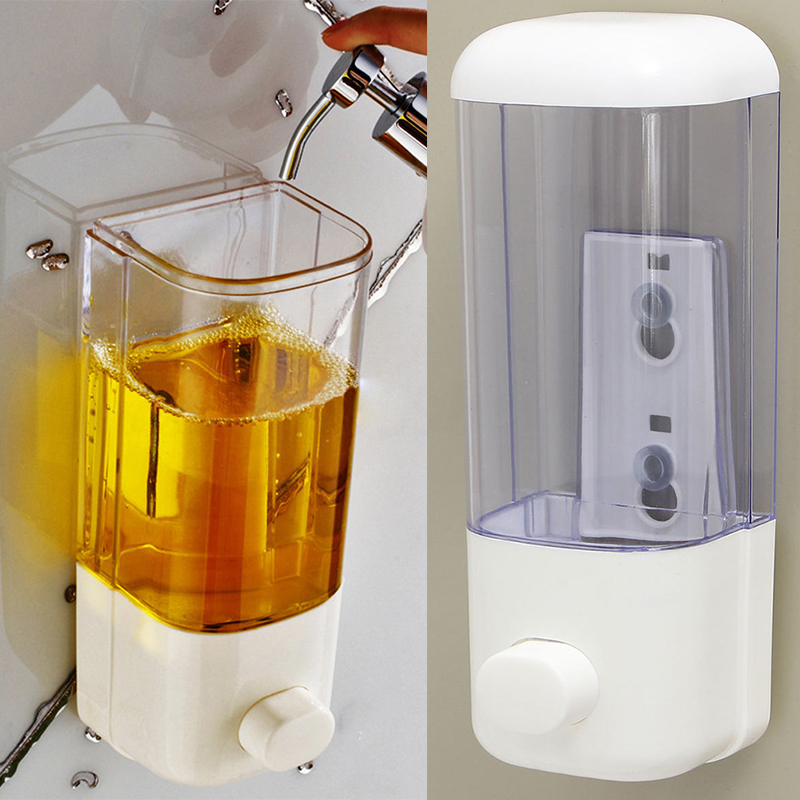 500ML Dispenser Sabun Terpasan - Home Bathroom Wall Soap Dispenser ulasan dan harga