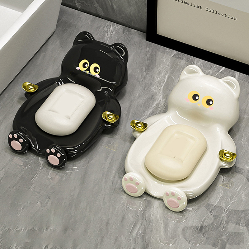 1 Buah Kotak Sabun Kucing Kebe - Jet Home Bathroom Accessories ulasan dan harga