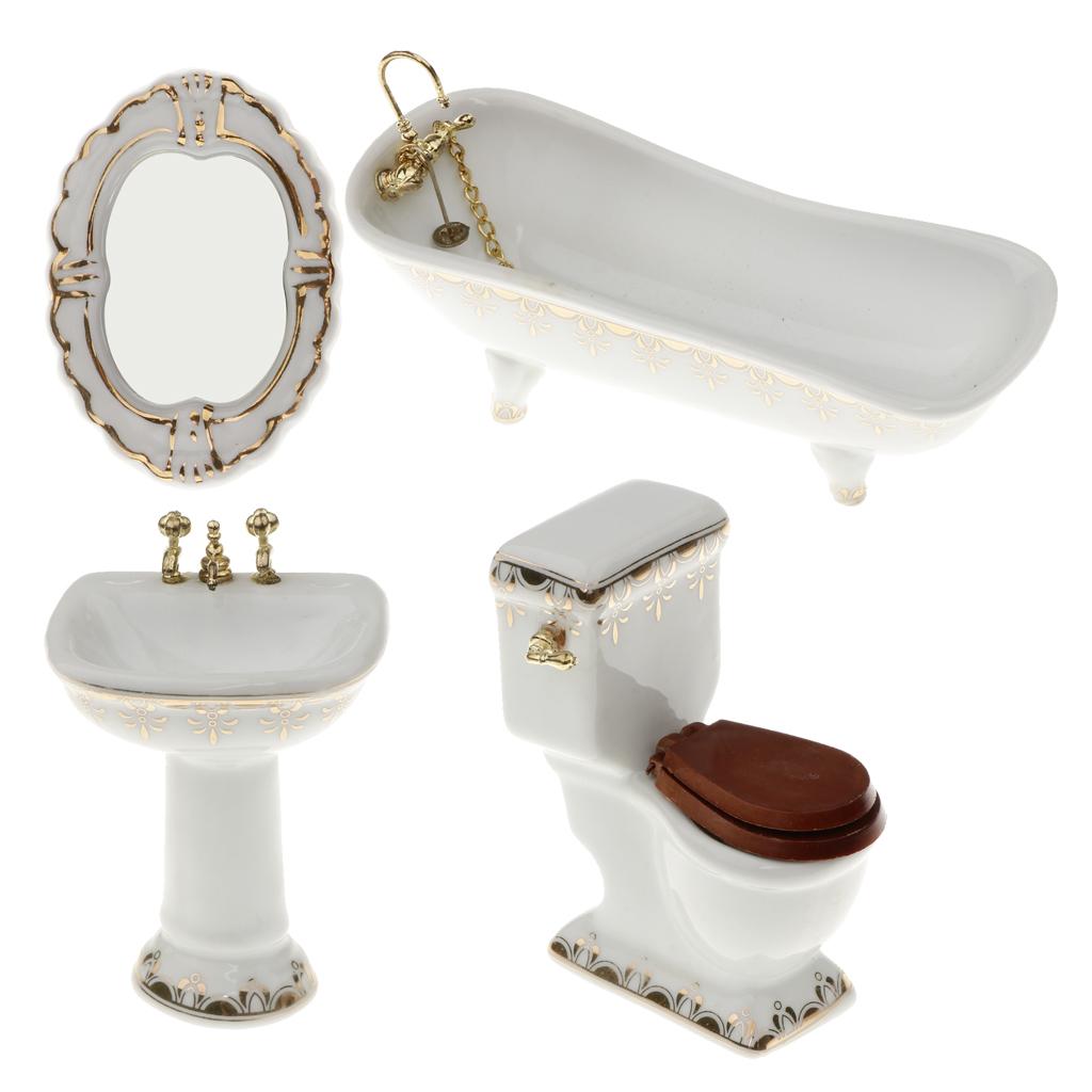 Set Kamar Mandi Rumah Boneka K - Home Bathroom Sink ulasan dan harga