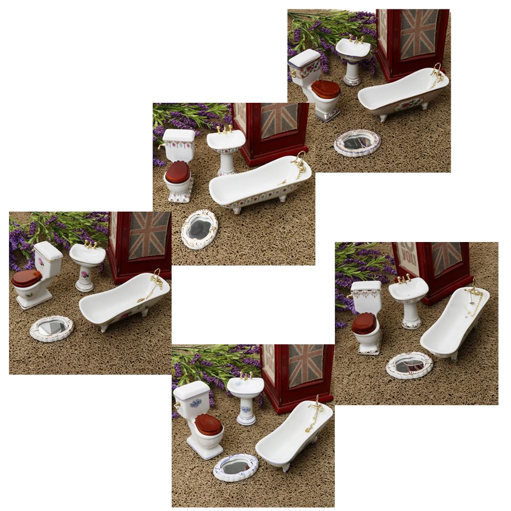 Set Kamar Mandi Rumah Boneka K - Home Bathroom Sink ulasan dan harga