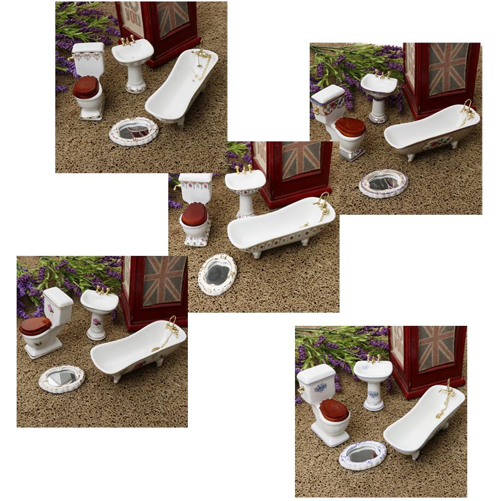 Set Kamar Mandi Rumah Boneka K - Home Bathroom Sink ulasan dan harga