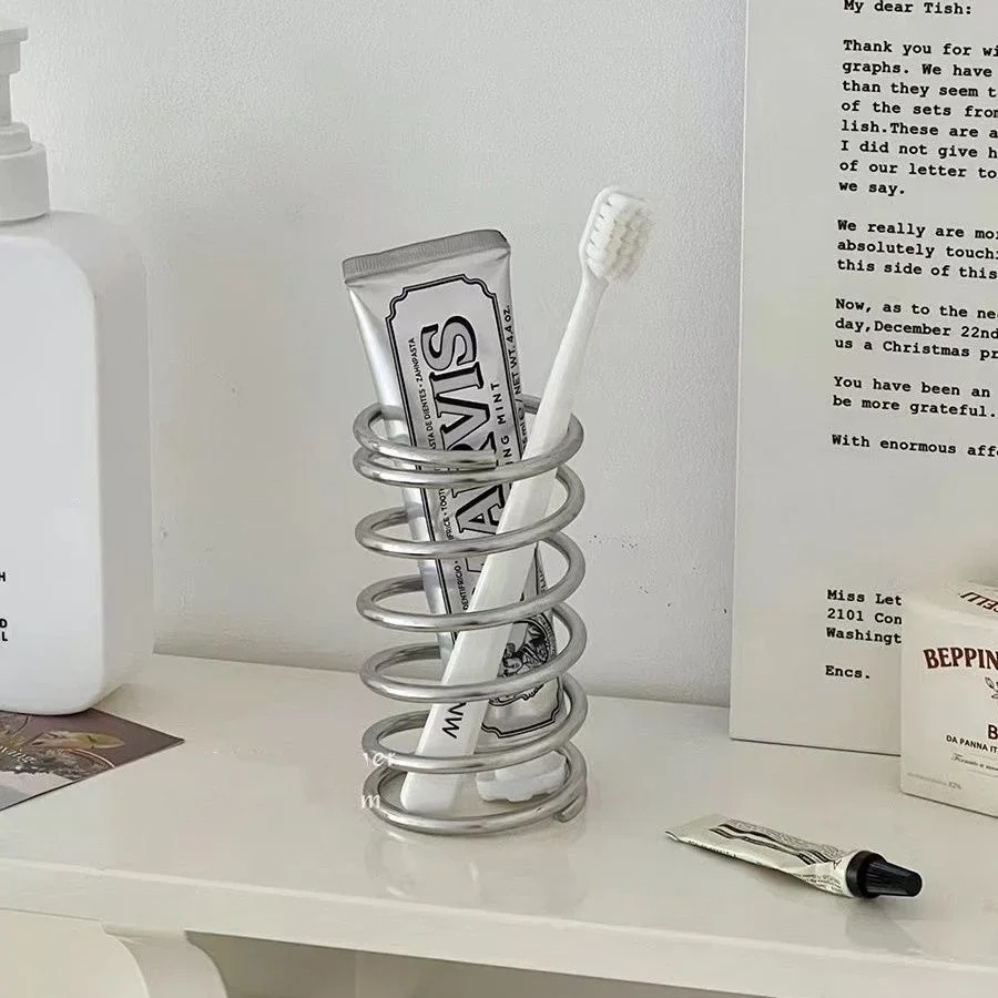 Tempat Sikat Gigi Baja Tahan K - Tiny Home Bathroom Kit ulasan dan harga