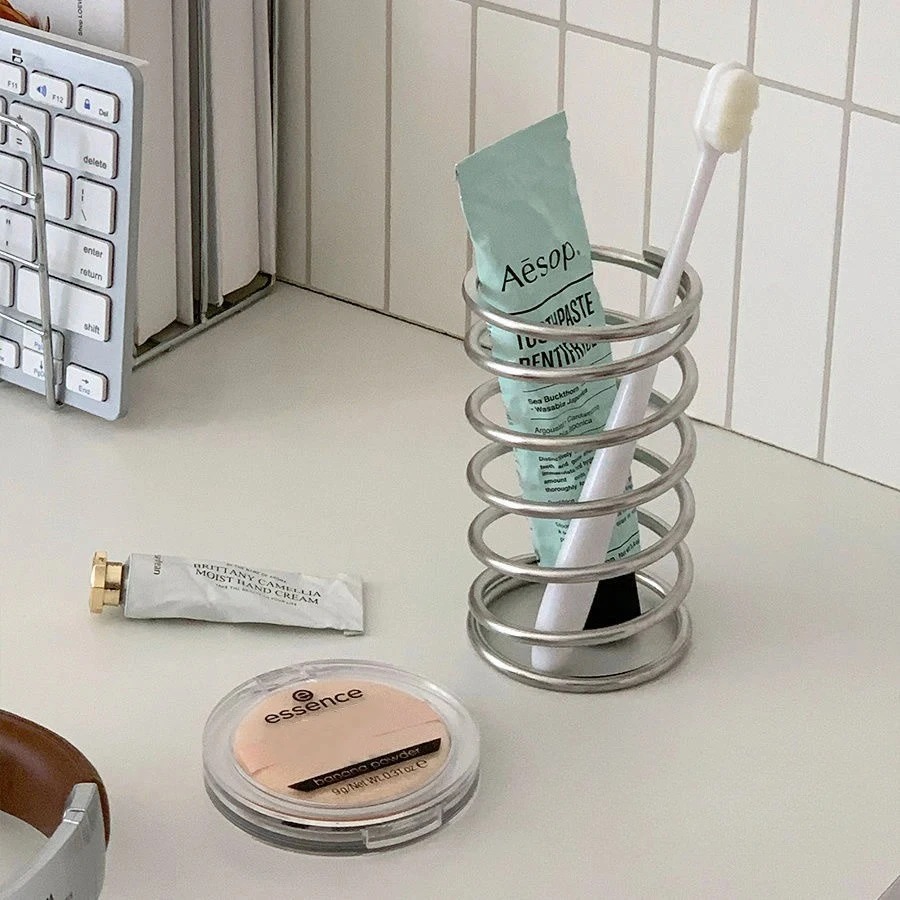 Tempat Sikat Gigi Baja Tahan K - Tiny Home Bathroom Kit ulasan dan harga