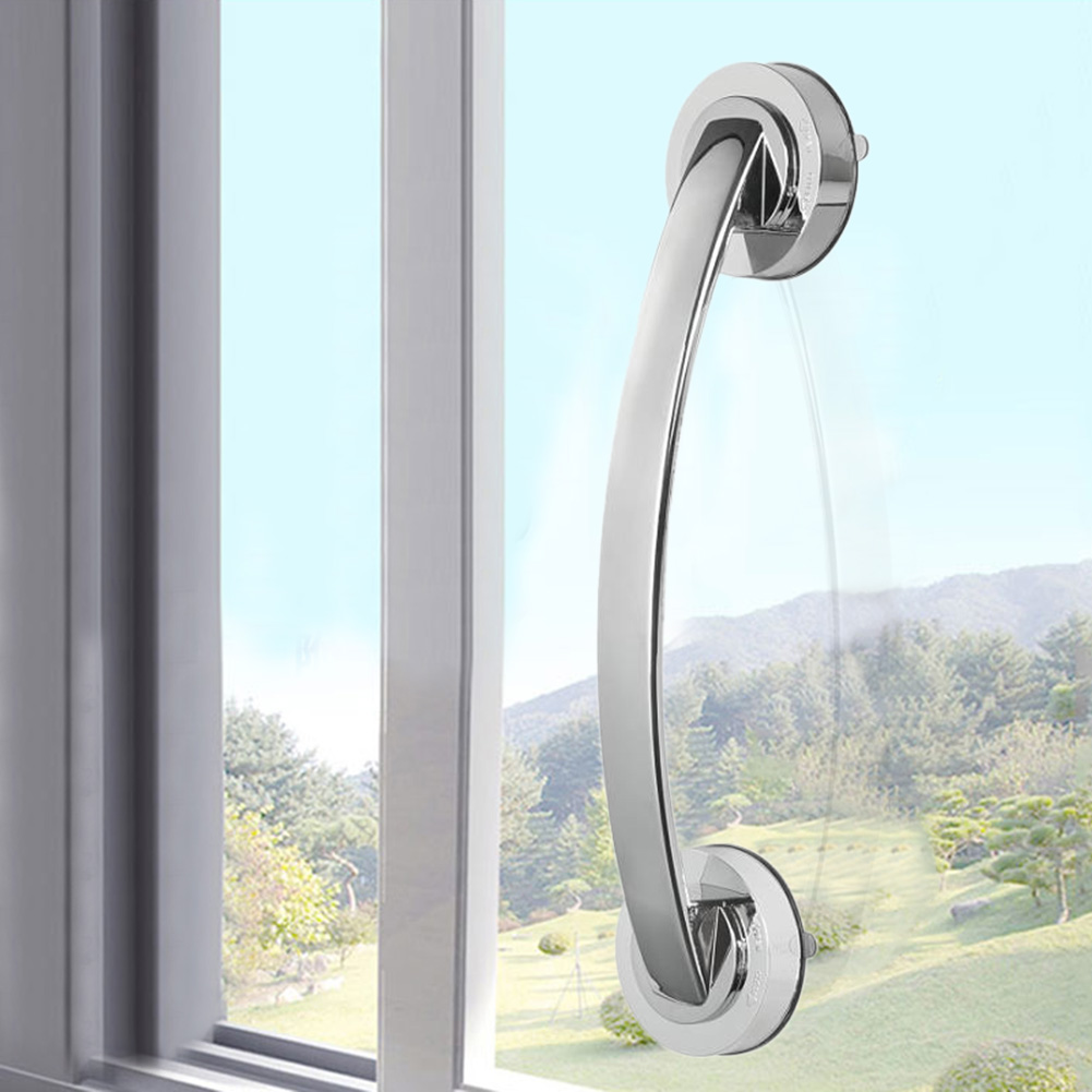Pegangan Pengaman Pintu Kaca A - Home Bathroom Grab Bar ulasan dan harga