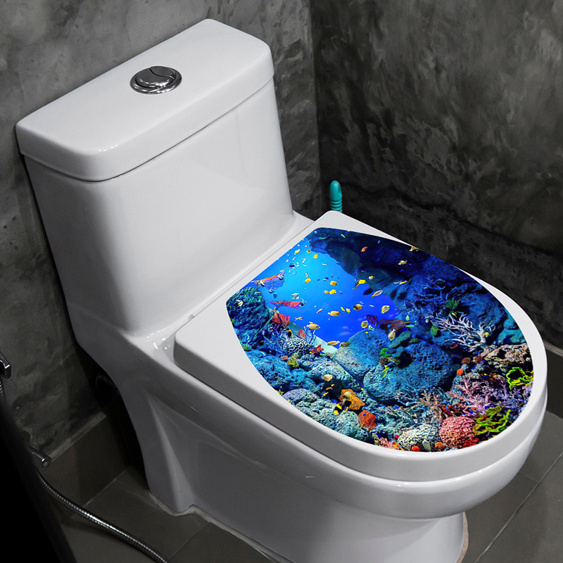 1 buah 3D stiker dinding kursi - Jet Home Bathroom Accessories ulasan dan harga