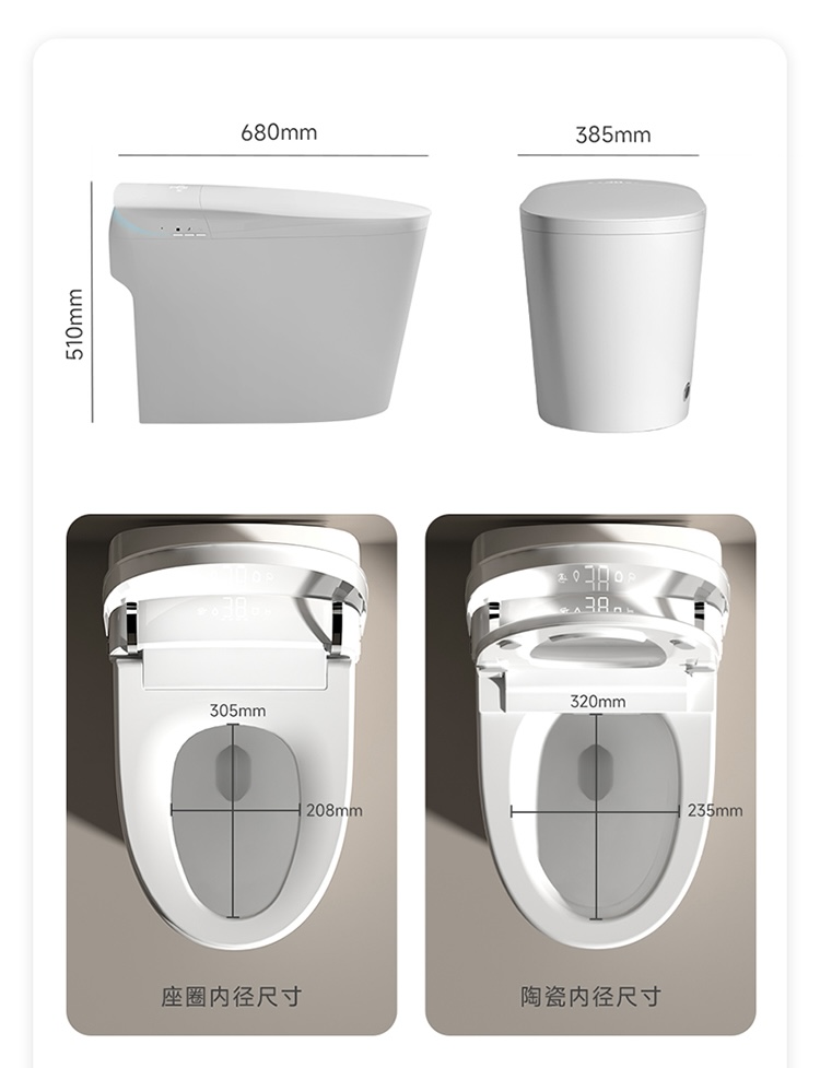 Toilet Pintar Otomatis Terlari - Home Bathroom ulasan dan harga