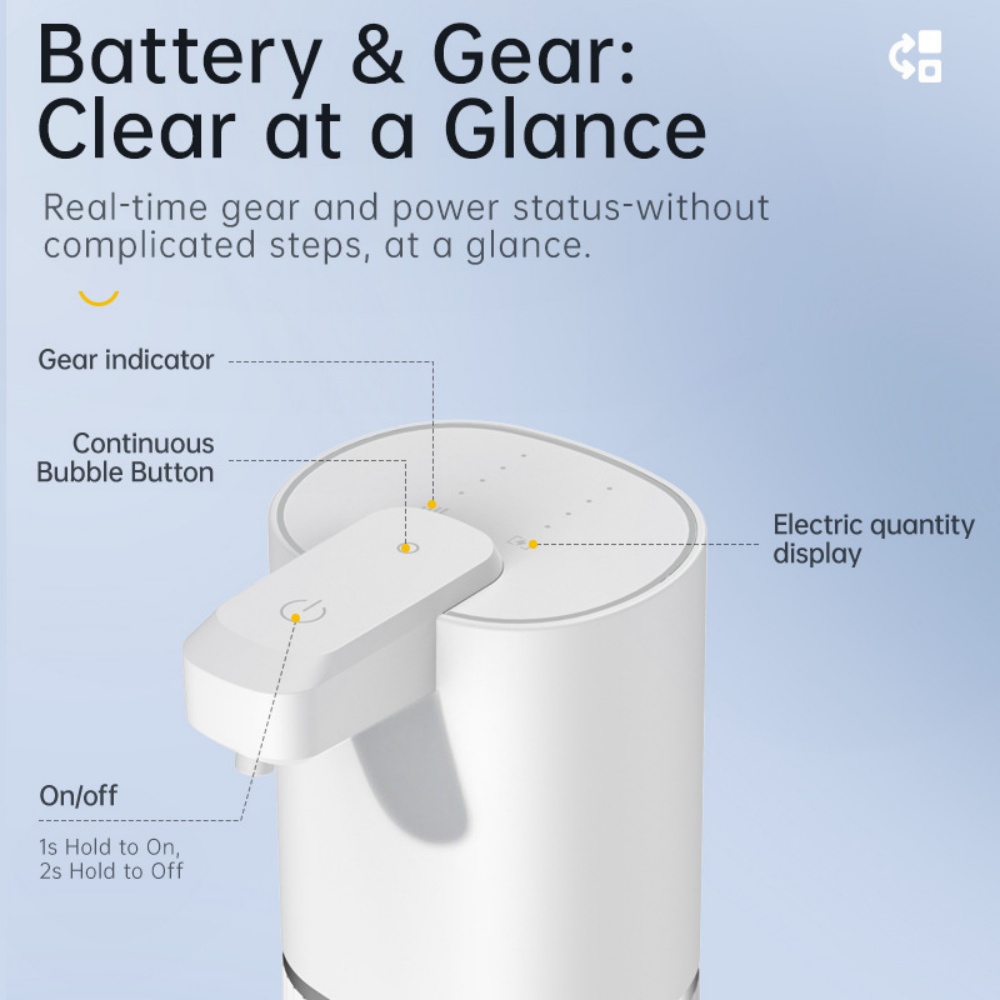 Dispenser Sabun Busa Otomatis  - Home Bathroom Wall Soap Dispenser ulasan dan harga