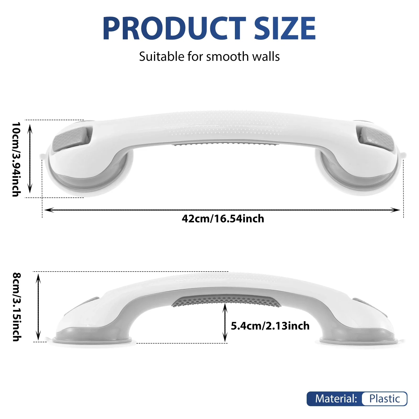 2 Buah Pegangan Pegangan Pancu - Home Bathroom Grab Bar ulasan dan harga