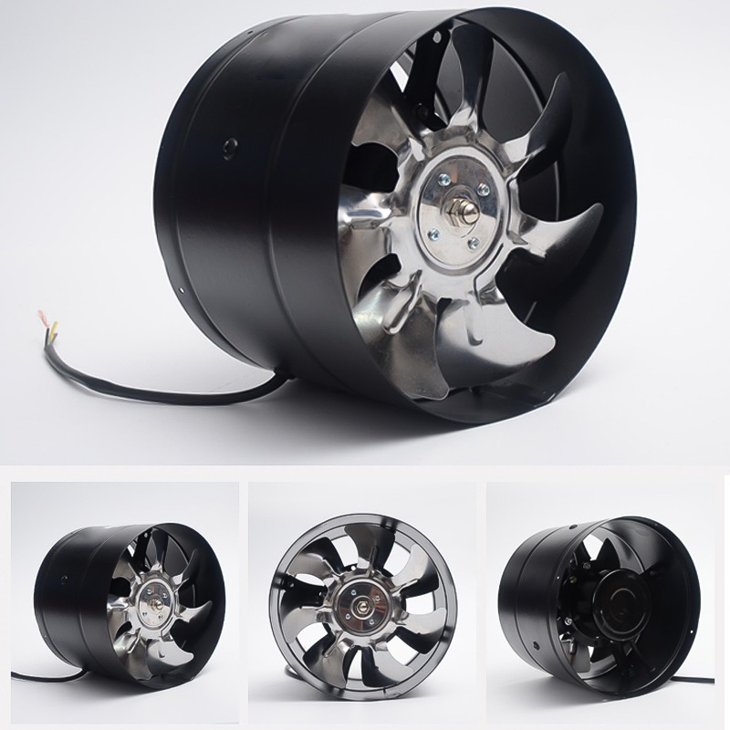Kipas Exhaust Logam 4 inci Min - Home Bathroom Ventilation ulasan dan harga