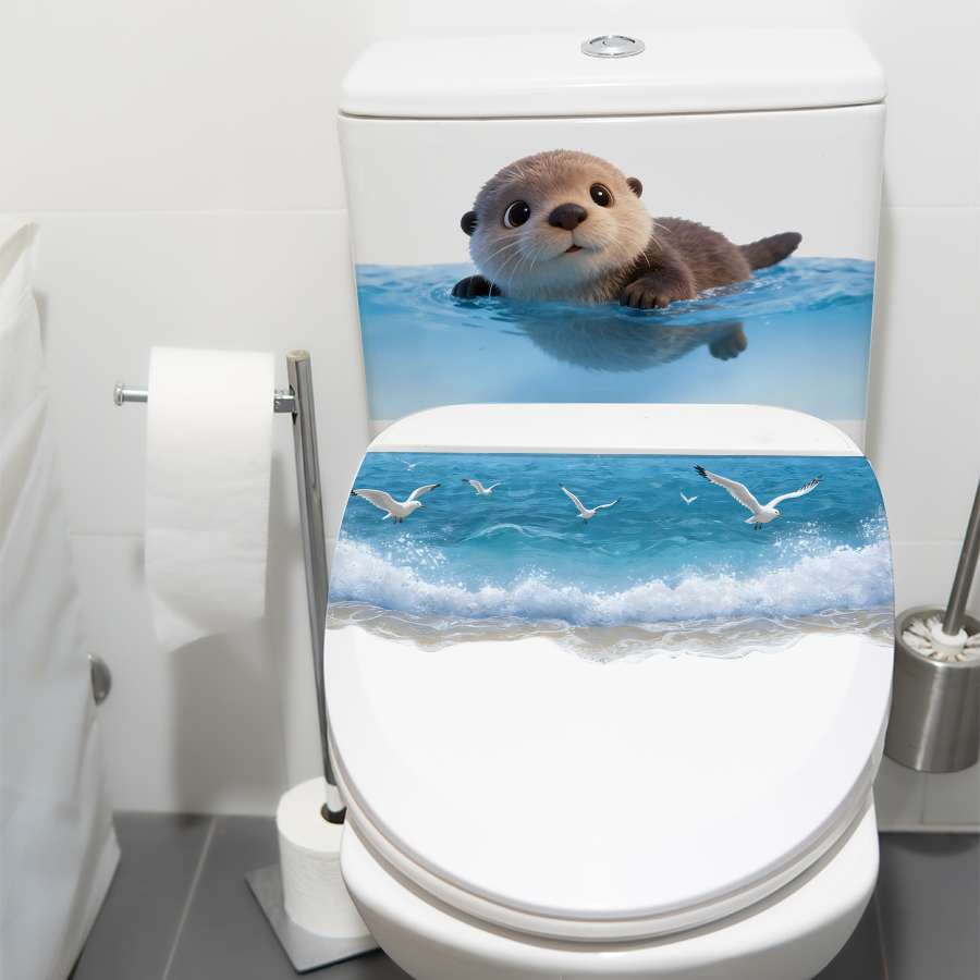 1 Buah Stiker Tangki Toilet Be - Tiny Home Bathroom Kit ulasan dan harga