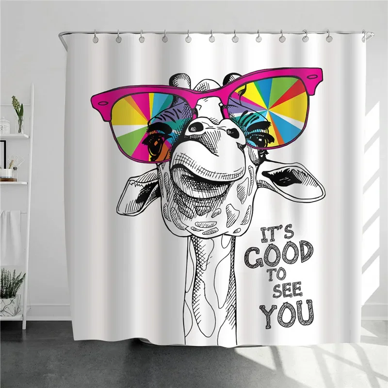 Jerapah dengan Kacamata Warna- - Home Bathroom Design Simple ulasan dan harga