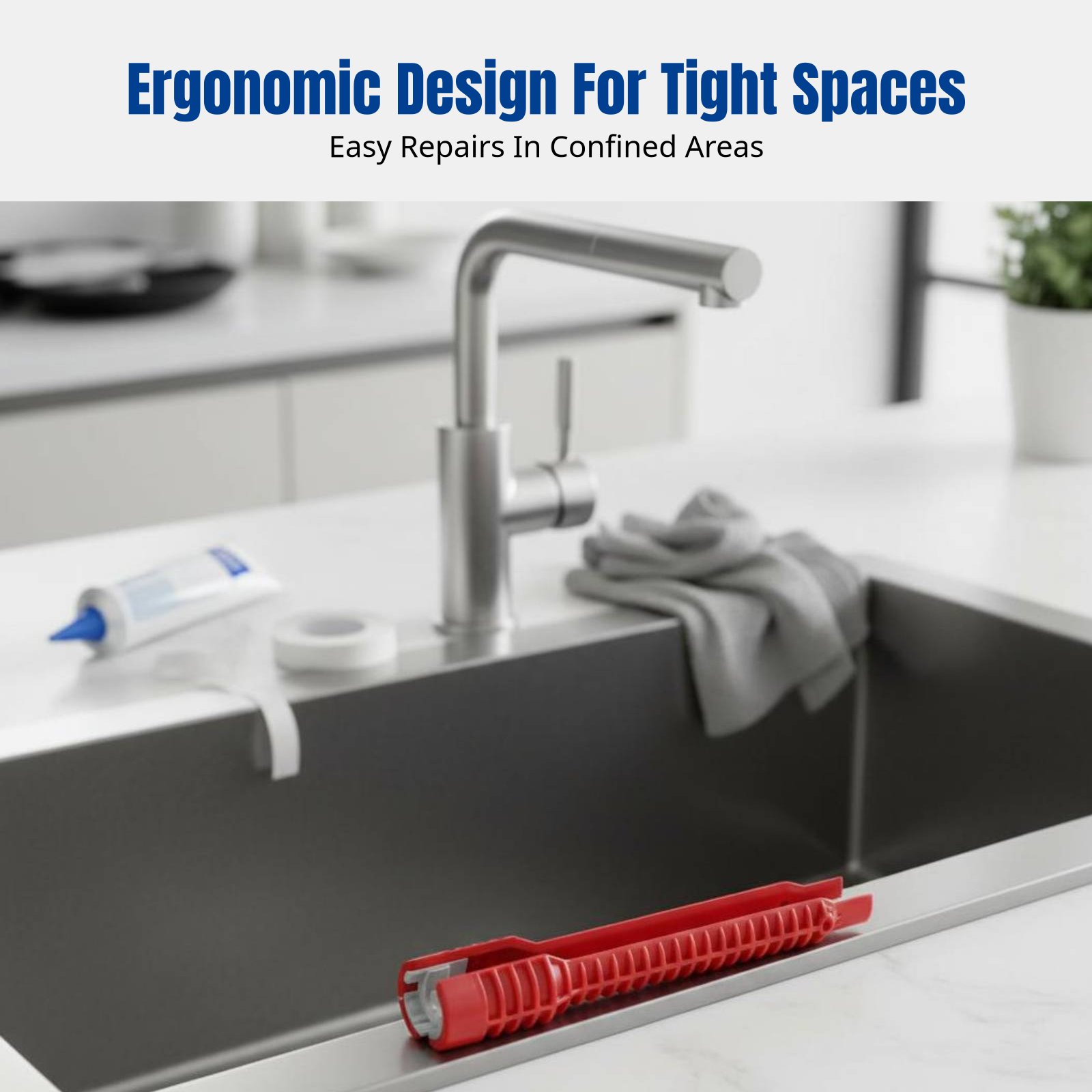 Kunci Pas Wastafel, Alat Plast - Home Bathroom Sink ulasan dan harga