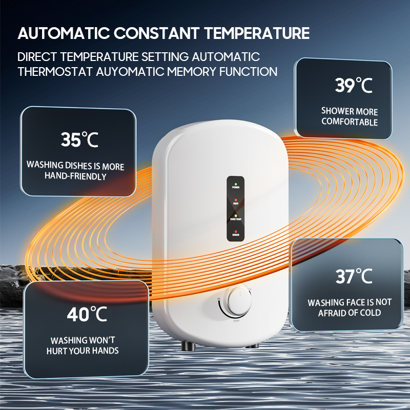 Pemanas Air Listrik Instan Tan - Home Bathroom Geyser ulasan dan harga