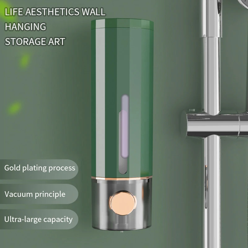 Dispenser sabun cair kamar man - Home Bathroom Wall Soap Dispenser ulasan dan harga