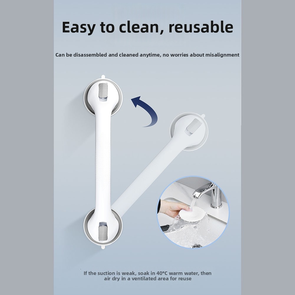 2 Buah Pegangan Pengaman Hisap - Home Bathroom Grab Bar ulasan dan harga