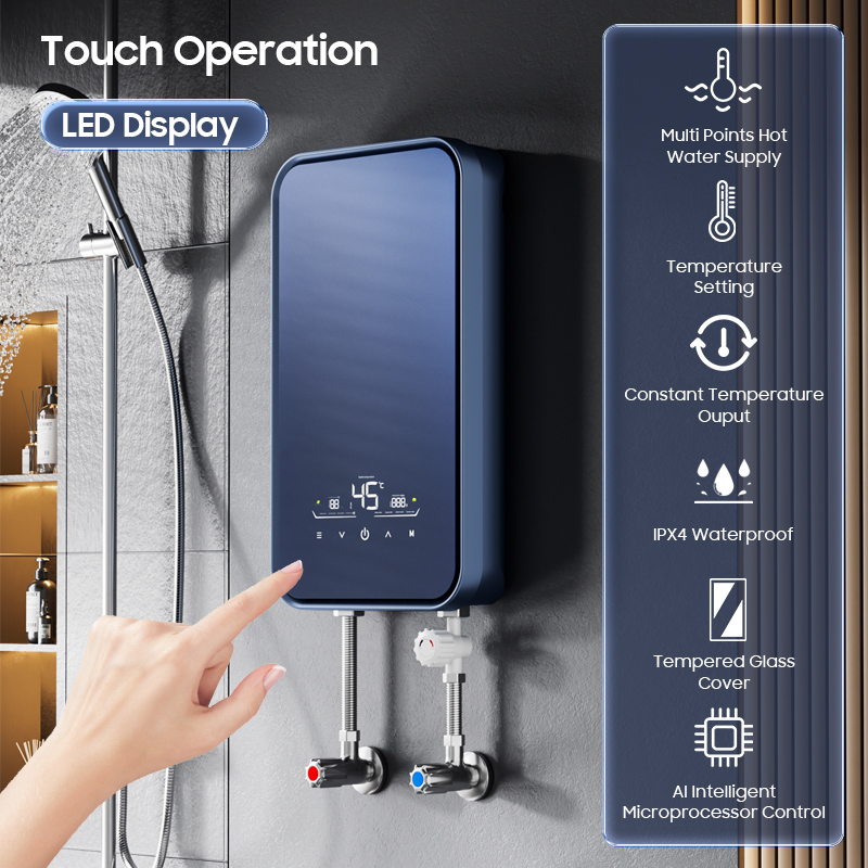 Pemanas Air Listrik Instan Tan - Home Bathroom Geyser ulasan dan harga