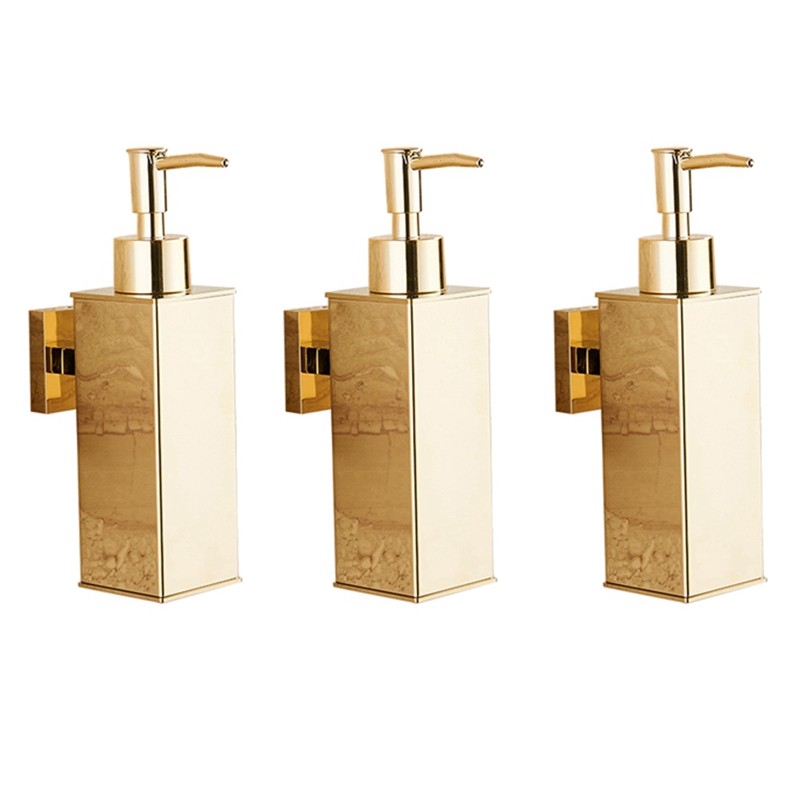 Dispenser sabun cair 3X untuk  - Home Bathroom Wall Soap Dispenser ulasan dan harga