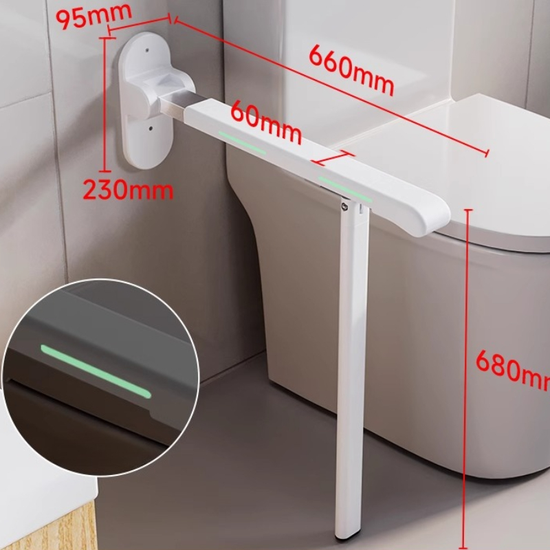 Pegangan Pengaman Toilet Lipat - Home Bathroom Grab Bar ulasan dan harga