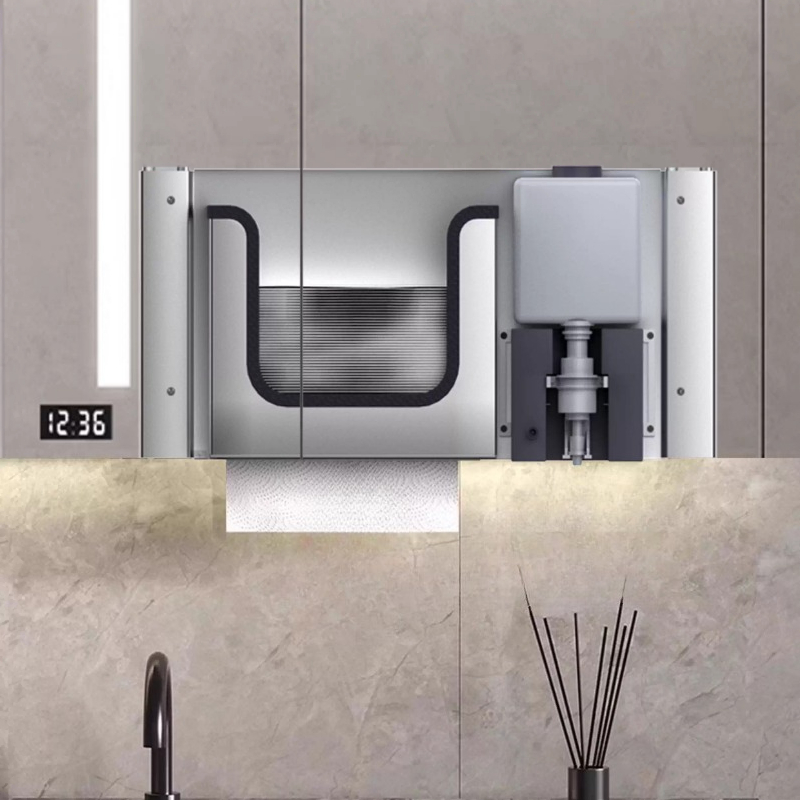 Dispenser Tisu Tersembunyi dar - Home Bathroom Wall Soap Dispenser ulasan dan harga