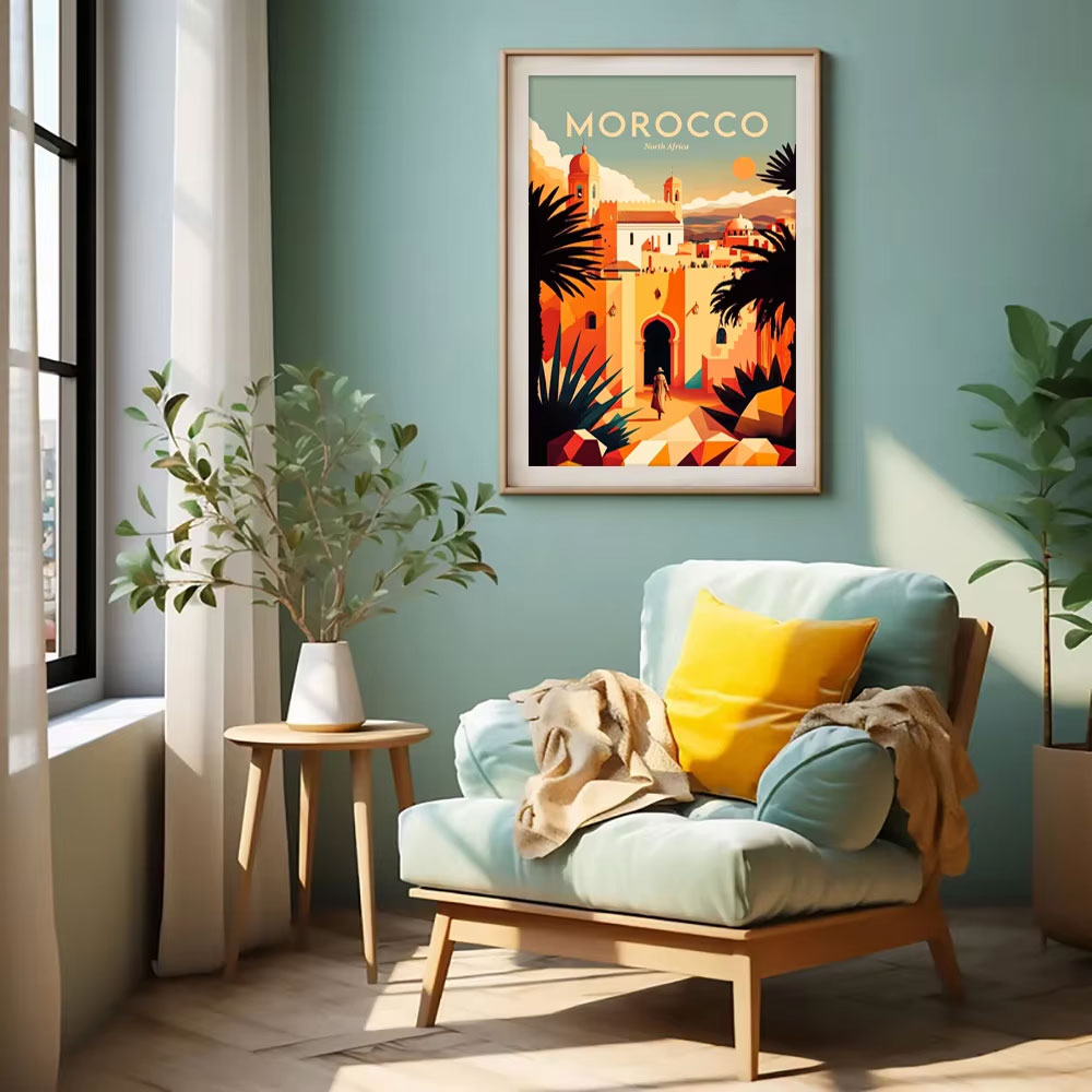 1 Buah Poster Berlian Monyet L - Home Bathroom Pictures ulasan dan harga