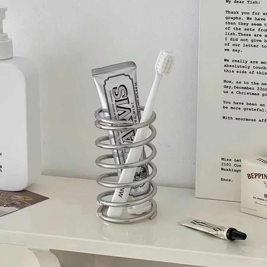 Tempat Sikat Gigi Baja Tahan K - Tiny Home Bathroom Kit ulasan dan harga