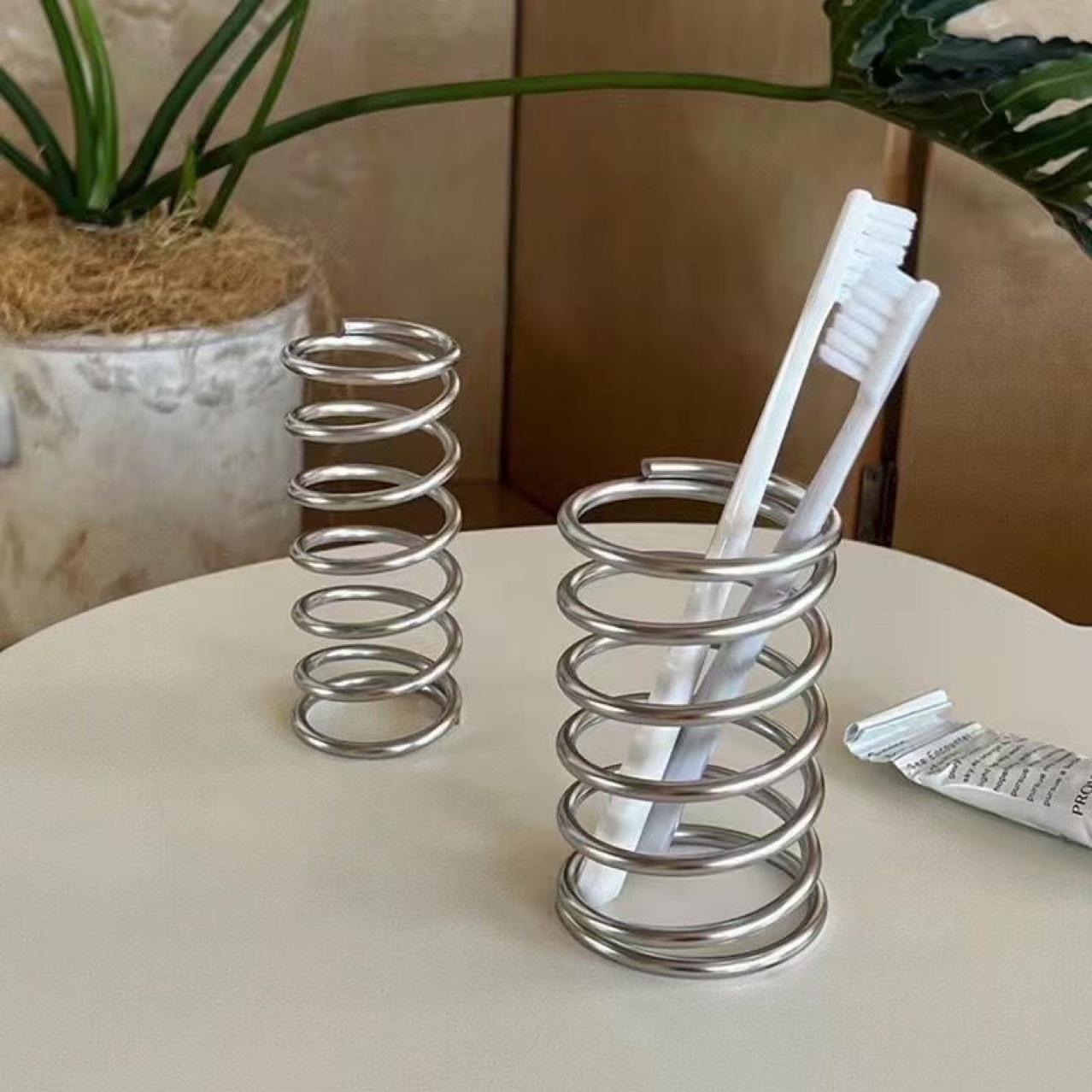 Tempat Sikat Gigi Baja Tahan K - Tiny Home Bathroom Kit ulasan dan harga